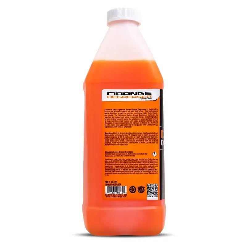 Chemical Guys Signature Series Orange Degreaser - 1 Gallon - Case of 4 - Truck & Automotive