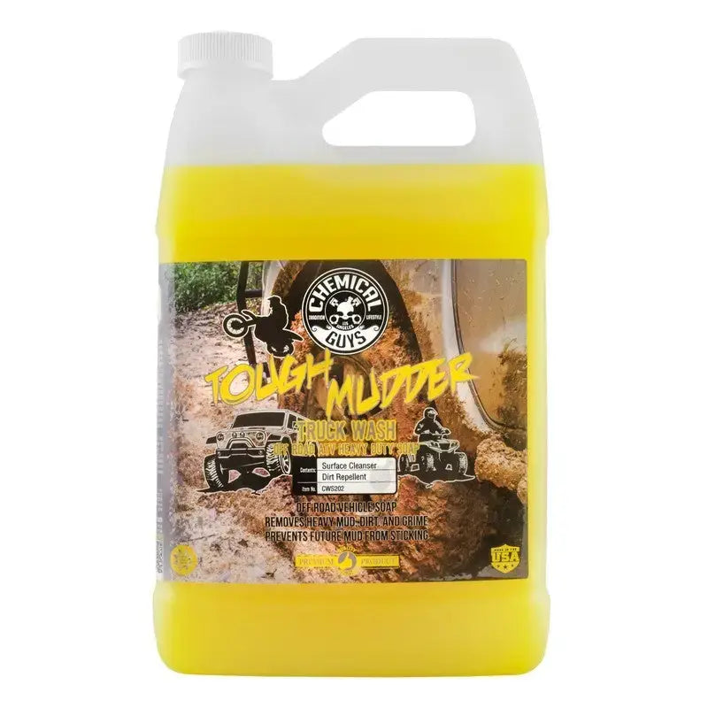 Chemical Guys Tough Mudder Off-Road Truck/ATV Heavy Duty Wash Soap - 1 Gallon - Case of 4 - Truck & Automotive