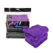 Chemical Guys Ultra Edgeless Microfiber Towel - 16in x - Purple - 3 Pack - Case of 16