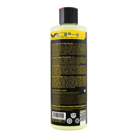 Chemical Guys V4 All-In-One Polish & Sealant - 16oz - Case of 6 - Truck Automotive
