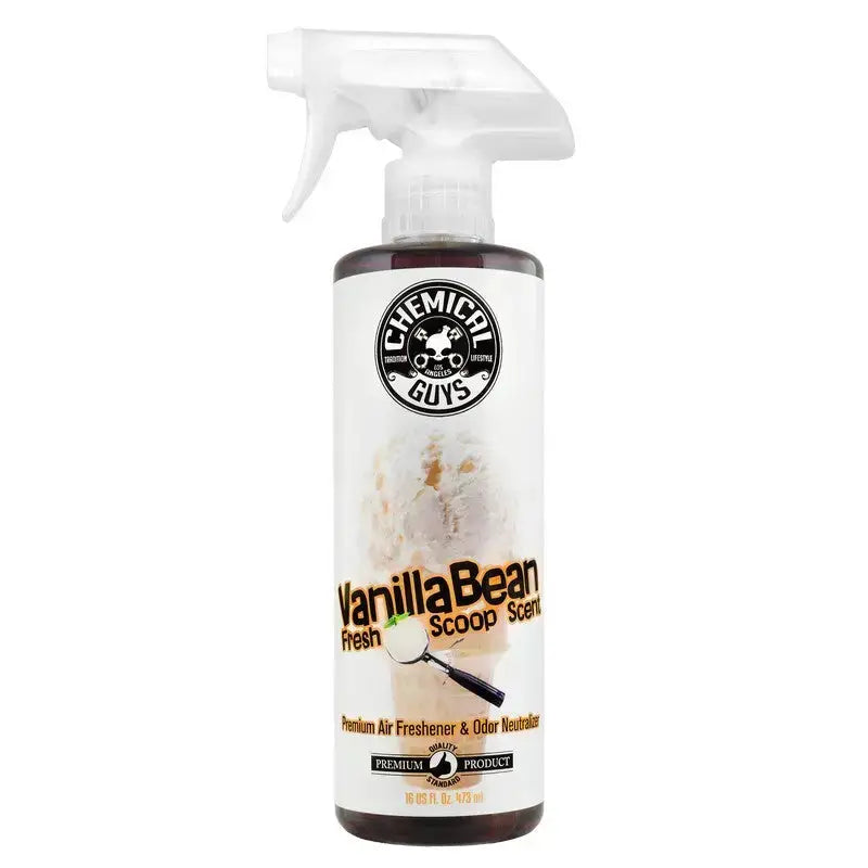 Chemical Guys Vanilla Bean Air Freshener & Odor Eliminator - 16oz - Case of 6 - Truck Automotive