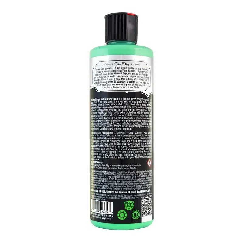Chemical Guys Wet Mirror Finish Ultra Slick Gloss Magnifier - 16oz - Case of 6 - Truck & Automotive