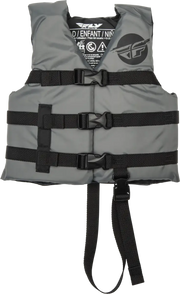FLY RACING Child Flotation Vest Grey/Black