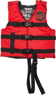 FLY RACING Child Flotation Vest Red/Black