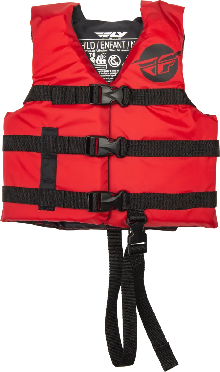 FLY RACING Child Flotation Vest Red/Black