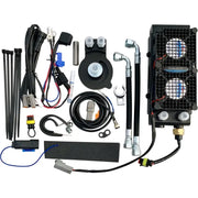 ULTRACOOL Chopped Oil Cooler M8 Touring `17 23 Blk
