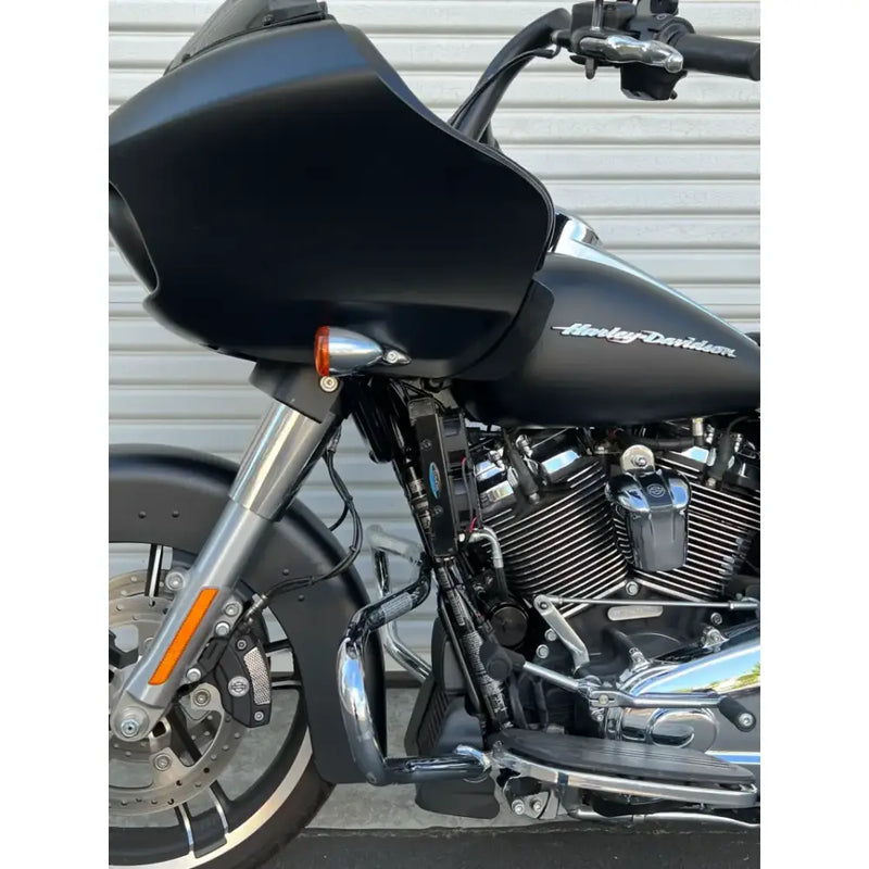 Chopped Oil Cooler M8 Touring  `17 23  Blk 