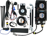 ULTRACOOL Chopped Oil Cooler M8 Touring `17 23 Blk