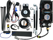 ULTRACOOL Chopped Oil Cooler M8 Touring `17 23 Blk