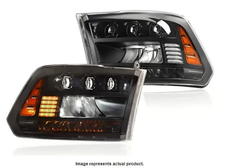 CHRNG0675-B-SQ Winjet Renegade 2013-2018 Dodge Ram Full L - Headlight Assembly