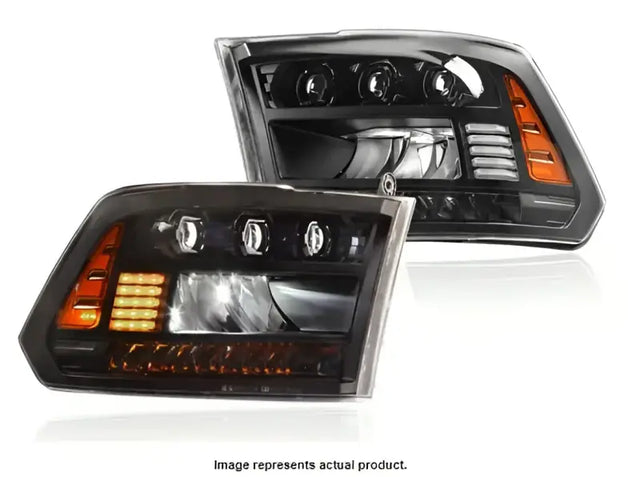 CHRNG0675-B-SQ Winjet Renegade 2013-2018 Dodge Ram Full L - Headlight Assembly