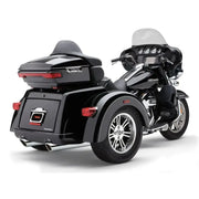 909 Twins 4" Slip Ons Chrome Tri Glide 09 22 - COBRA