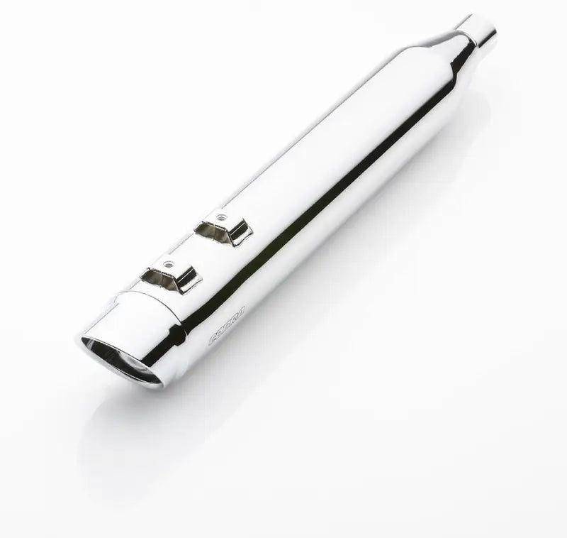 Slip Ons W/Billet Tips Chrome Tri Glide 09 22 - COBRA