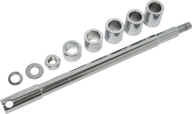 HARDDRIVE Chrome Front Axle W/Hrdware Fl Softail Models 86 99 for Powersports