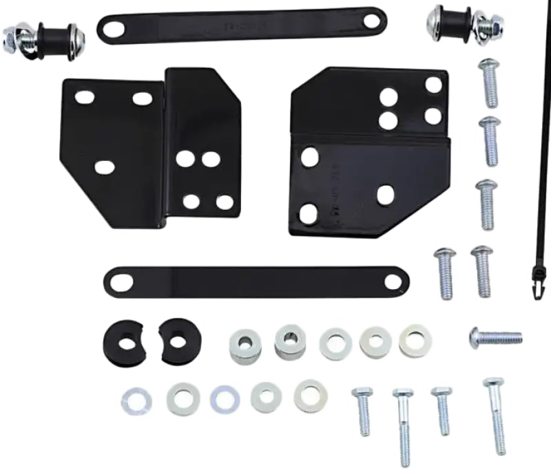 Front Docking Kit Chrome Flh/Flt 97 08 - COBRA