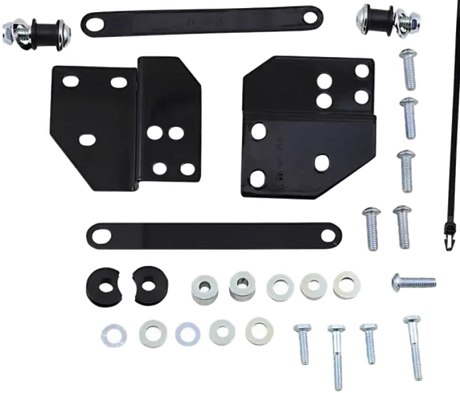Front Docking Kit Chrome Flh/Flt 97 08 - COBRA
