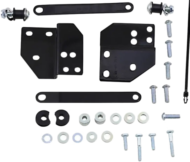 Front Docking Kit Chrome Flh/Flt 97 08 - COBRA