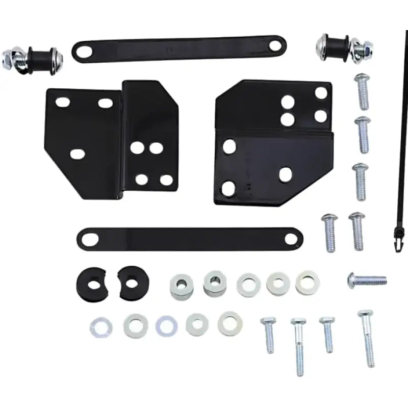 Front Docking Kit Chrome Flh/Flt 97 08 - COBRA