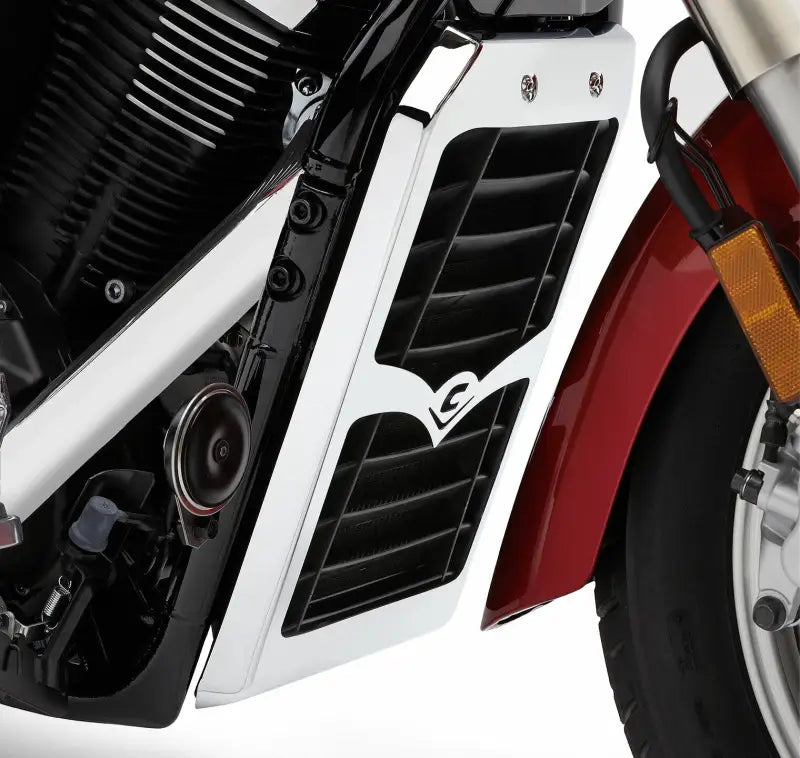 Radiator Cover Chrome Yam Stryker 11 18 - COBRA