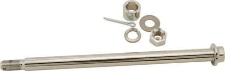 HARDDRIVE Chrome Rear Axle W/Hardware Fl Fx 4 Speed W/Chain Drv 73 85 for Powersports