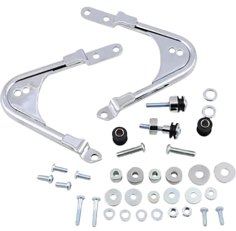 Rear Docking Kit Chrome Flh/Flt 97 08 - COBRA