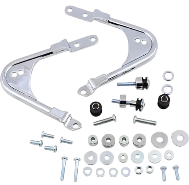 Rear Docking Kit Chrome Flh/Flt 97 08 - COBRA