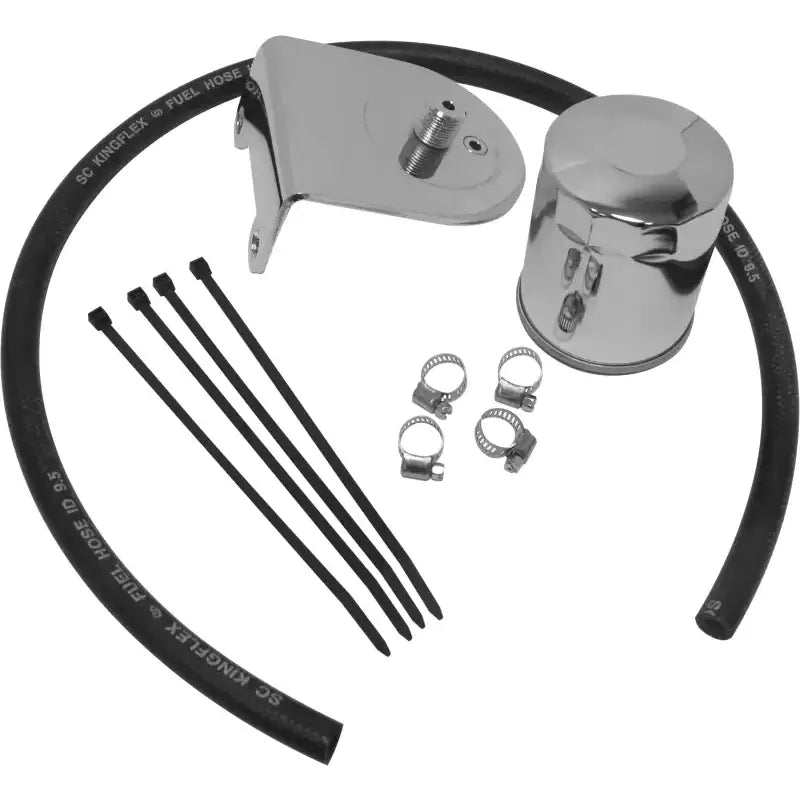 HARDDRIVE Chrome Remote Oil Filter Kit Bt 70 99 for Powersports