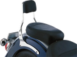 Short Sissy Bar W/Pad Chrome Yam Raider 08 18 - COBRA