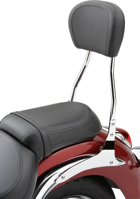 Std Round Sissy Bar W/Pad Chrome Kaw Vulcan Vn900 06 19 - COBRA