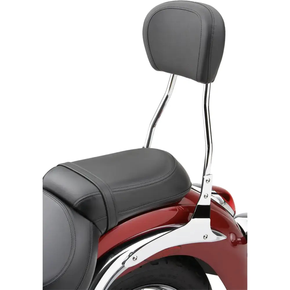 Std Round Sissy Bar W/Pad Chrome Road Star 1600/1700 - COBRA