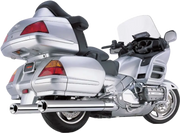 Slip On Billet Tips Chrome Hon Gl1800 01 10 - COBRA