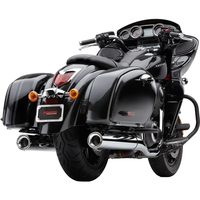 Slip On Billet Tips Chrome Kaw Voyager/Vaquero - COBRA