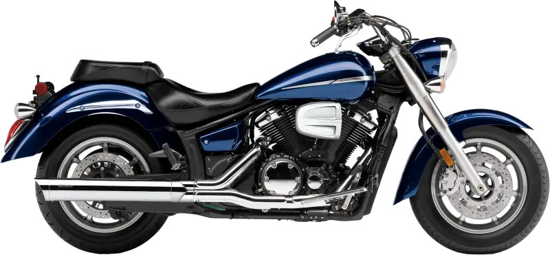 Slip On W/Scalloped Tip Chrome Yam V Star 1300 07 18 - COBRA