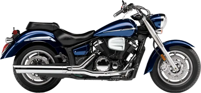 Slip On W/Scalloped Tip Chrome Yam V Star 1300 07 18 - COBRA