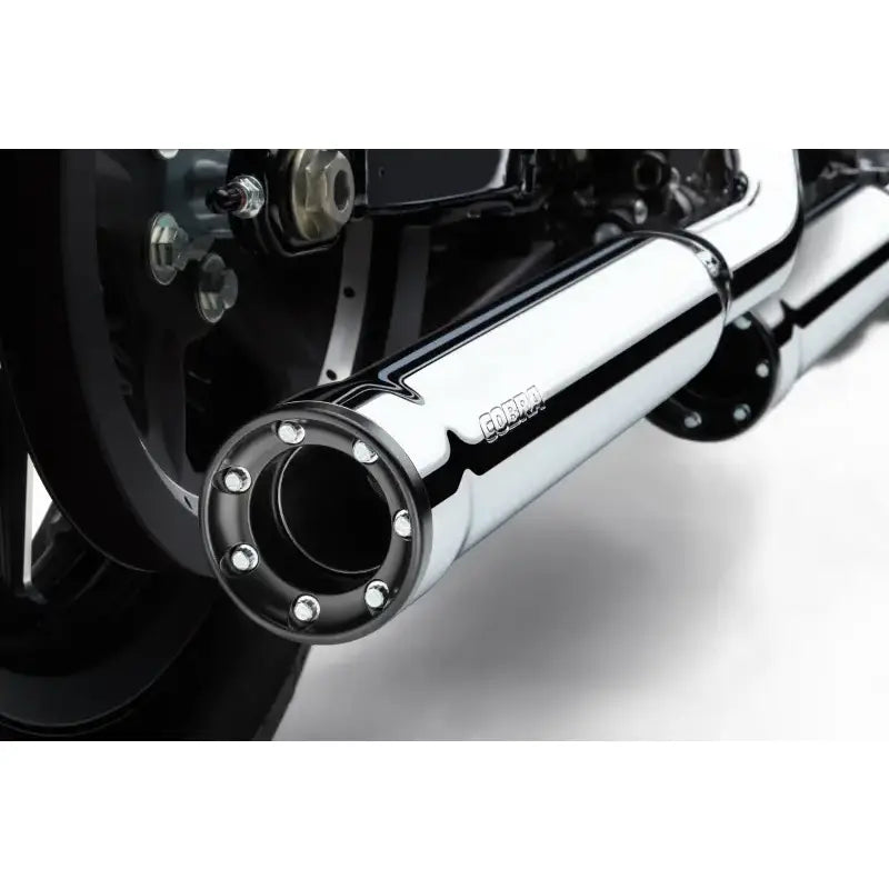 3" Rpt Slip Ons Chrome Sportster 04 13 - COBRA