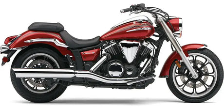 Slip On W/Scalloped Tip Chrome Yam V Star 950 09 18 - COBRA