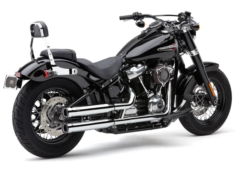 3" Rpt Slip Ons Chrome Softail 18 22 - COBRA