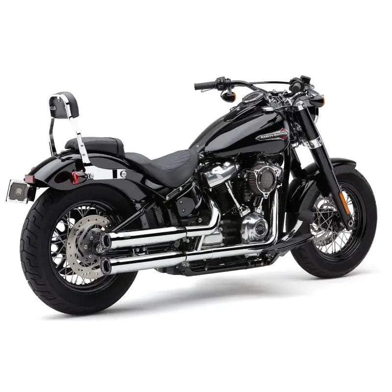 3" Rpt Slip Ons Chrome Softail 18 22 - COBRA