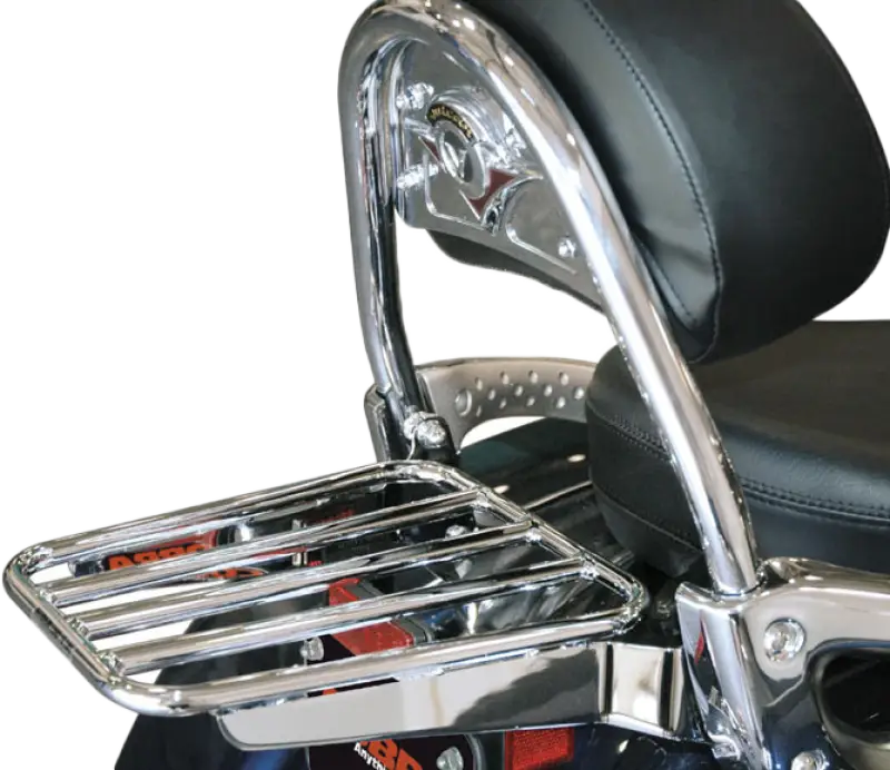 Solo Luggage Rack Tube Chrome Fits OEM Backrest Kaw Vn1700 - COBRA