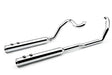 True Dual Headpipes Chrome Flh/Flt 07 08 - COBRA
