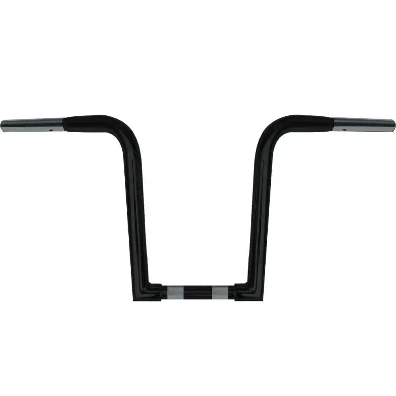 Black motorcycle handlebars on Chubby 14 Outlawz Ape Satin Blk for outlawz ape satin style