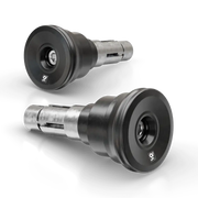 SHIN YO Circula Ls Bar Ends Pair Black for Powersports