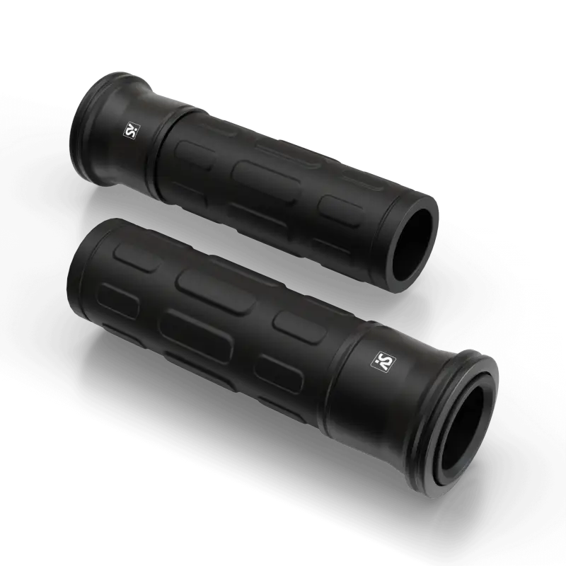 SHIN YO Circula S Grips Pair Black for Powersports