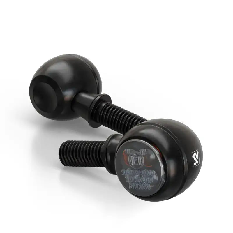 SHIN YO Circula S Led Turn Signal Pair Black for Powersports