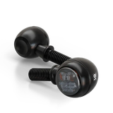 SHIN YO Circula S Led Turn Signal Pair Black for Powersports