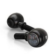 SHIN YO Circula S Led Turn Signal Pair Black for Powersports