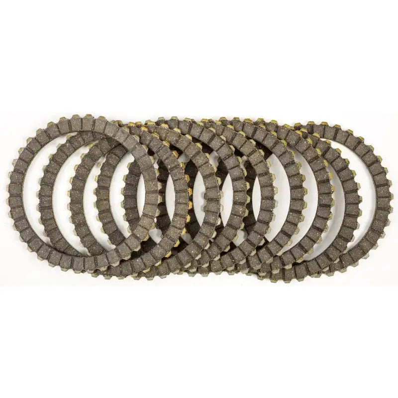 Stack of motorcycle clutch friction plates for CK1224 Clutch Kit, part of CK1224 clutch