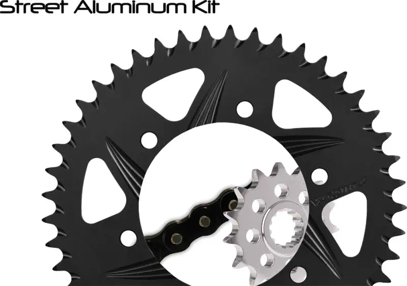 CK2222 Sprocket/Chain Kit Stl/Alu 14/43t Blk Sx3 520 108l Blk 