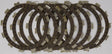 Stack of motorcycle clutch friction plates for CK3374 Redline Clutch Kit