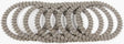 Stack of motorcycle clutch friction plates for Redline Clutch Kit CK3387